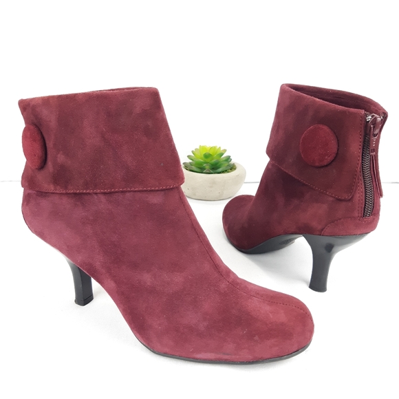 FRANCO SARTO SUEDE MISS ANKLE BOOTS - Picture 10 of 16